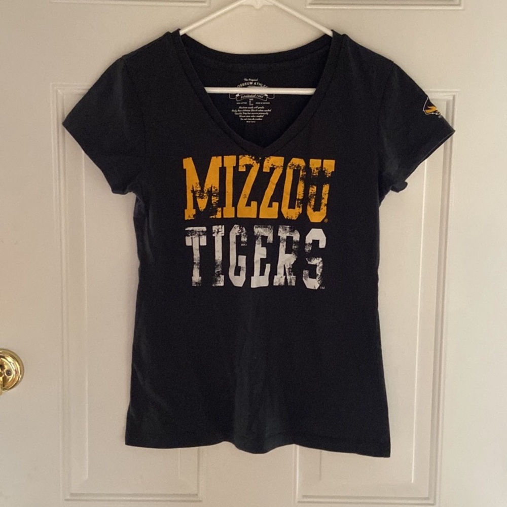Mizzou Tigers womens L tee